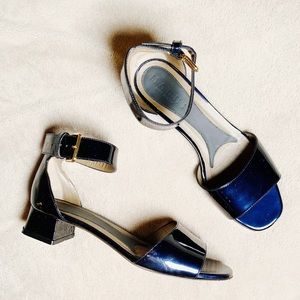 Marni Patent Leather Sandals with Block Heel